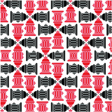 BANDANNA Fire Hydrant Red & Black 12pk