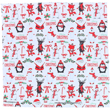 BANDANNA Holiday Winter Wonderland 12pk