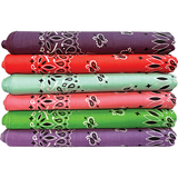 BANDANNA Paisley Asst Kitchen Sink 12pk