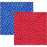 BANDANNA Tossed Bones Assorted 12pk
