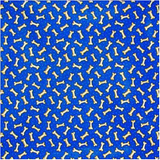 BANDANNA Tossed Bones Royal 12pk