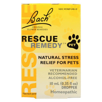 Bach Flower Remedies Rescue Remedy Stress Relief For Pets - 10 ml-Dog-Bach-PetPhenom