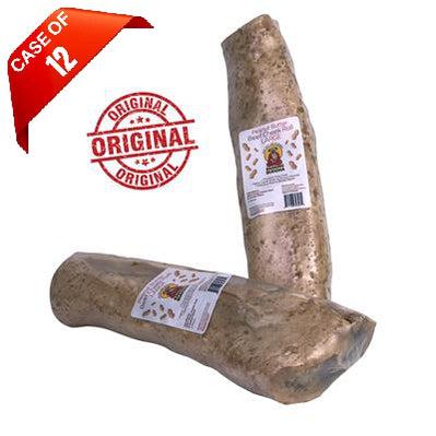Barking Buddha Peanut Butter Beef Cheek Rolls Large Wrapped 12/case-Dog-Barking Buddha-PetPhenom