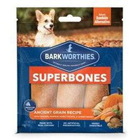 Barkworthies Dog Super Bone Chicken Pumpkin 3 Pack-Dog-Barkworthies-PetPhenom