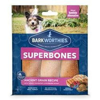 Barkworthies Dog Super Bone Turkey Blueberry 3 Pack-Dog-Barkworthies-PetPhenom