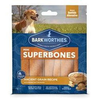 Barkworthies Mini SuperBone Ancient Grain Peanut Butter (12-Pack )-Dog-Barkworthies-PetPhenom