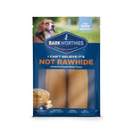 Barkworthies Peanut Butter I Can't Believe It's Not Rawhide Rolls by Barkworthies -Large 2 Pack-Dog-Barkworthies-PetPhenom