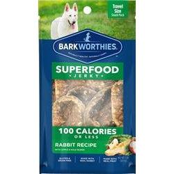 Barkworthies Rabbit Jerky Recipe with Apple & Kale Blend (Net Wt. 3 oz. )-Dog-Barkworthies-PetPhenom