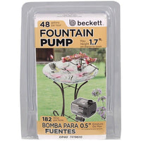 Beckett Crystal Pond and Fountain Water Pump, 48 GPH-Fish-Beckett-PetPhenom