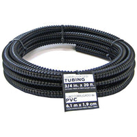 Beckett Pond Corrugated Tubing - Black, 20' Long x .75" Diameter-Fish-Beckett-PetPhenom