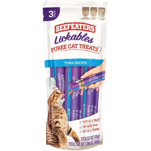 Beefeaters Lickables Tuna Puree Cat Treats, 1.59 oz-Dog-Beefeaters-PetPhenom