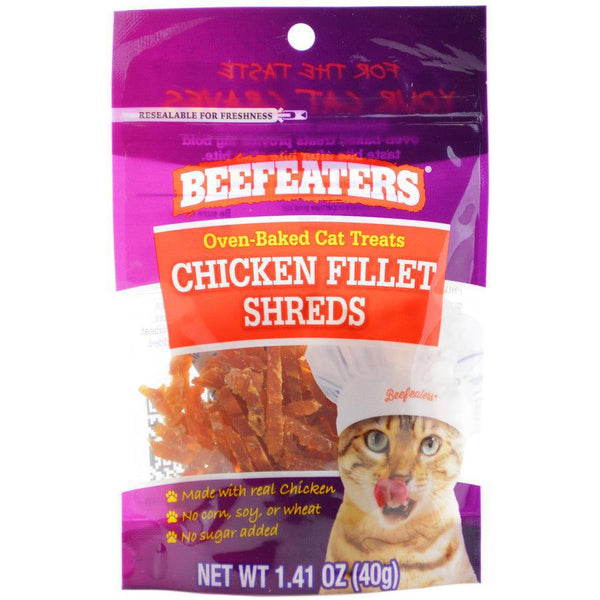 Beefeaters Oven Baked Chicken Filet Shreds Cat Treats, 1.41 oz-Dog-Beefeaters-PetPhenom