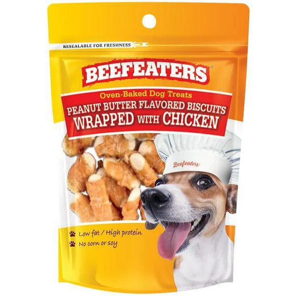 Beefeaters Oven Baked Peanut Butter with Chicken Biscuit for Dogs, 13 oz-Dog-Beefeaters-PetPhenom