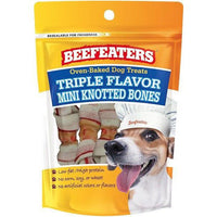 Beefeaters Oven Baked Triple Flavor Mini Knotted Bones , 1.26 oz-Dog-Beefeaters-PetPhenom
