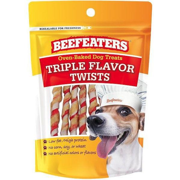 Beefeaters Oven Baked Triple Flavor Twists Dog Treat, 1.41 oz-Dog-Beefeaters-PetPhenom