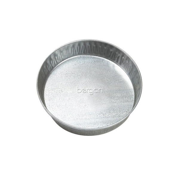 Bergan Galvanized Pet Pan 3 Quarts Silver 12.5" x 12.5" x 2.13"-Dog-Bergan-PetPhenom