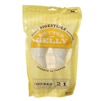 Better Belly Rawhide Chicken Liver Bones - Large, 2 Count-Dog-Better Belly-PetPhenom