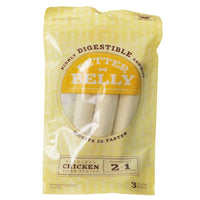 Better Belly Rawhide Chicken Liver Rolls - Large, 3 Count-Dog-Better Belly-PetPhenom