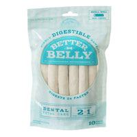 Better Belly Rawhide Dental Rolls - Small, 10 Count-Dog-Better Belly-PetPhenom