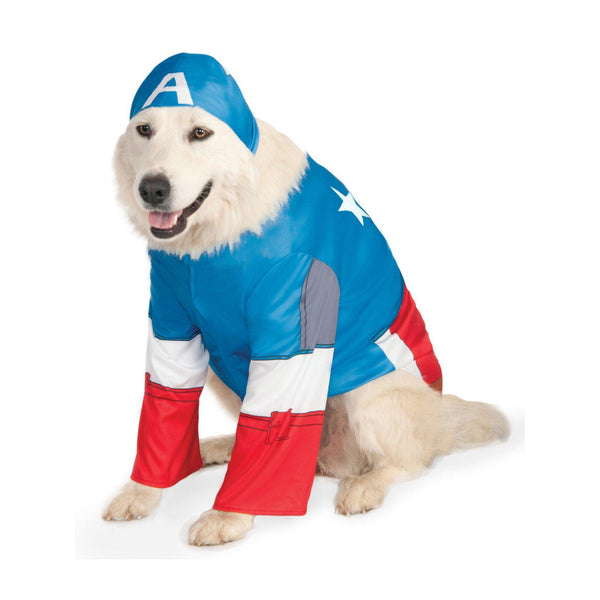 Big Dog Captain America-Costumes-Rubies-XXL-PetPhenom