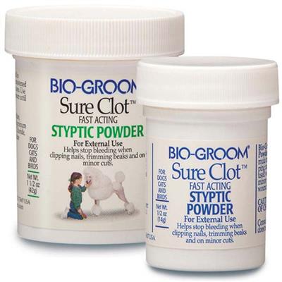 Bio Groom Sure Clot Styptic Powder -1.5 oz.-Dog-Bio Groom-PetPhenom
