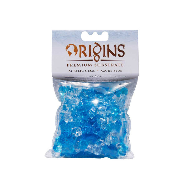 BioBubble Acrylic Gems 5 ounce bag Azure Blue-Small Pet-BioBubble-PetPhenom