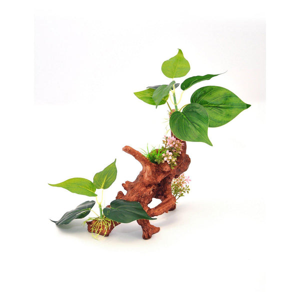 BioBubble Decorative Ficus Medium Green 8.75" x 4" x 13.5"-Small Pet-BioBubble-PetPhenom