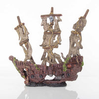 BioBubble Decorative Mystery Pirate Ship Large 17" x 6.25" x 9.75"-Fish-BioBubble-PetPhenom