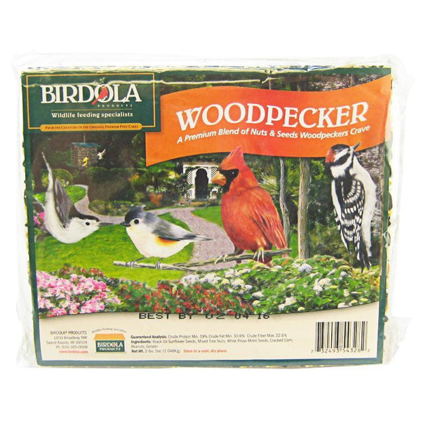 Birdola Woodpecker Seed Cake, Large - 2 lbs 5 oz-Bird-Birdola-PetPhenom