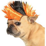 Black/Orange Mohawk Wig Pet-Costumes-Rubies-M-L-PetPhenom