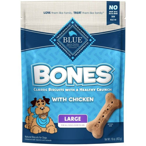 Blue Buffalo Classic Bone Biscuits with Chicken Large, 16 oz-Dog-Blue Buffalo-PetPhenom