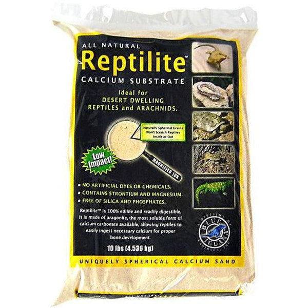 Blue Iguana Reptilite Calcium Substrate for Reptiles - Aztec Gold, 40 lbs - (4 x 10 lb Bags)-Small Pet-Caribsea-PetPhenom