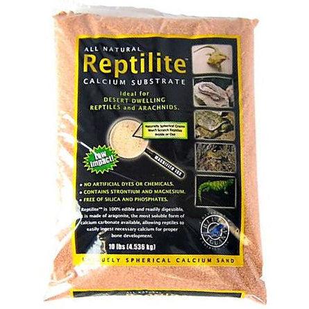 Blue Iguana Reptilite Calcium Substrate for Reptiles - Desert Rose, 40 lbs - (4 x 10 lb Bags)-Small Pet-Caribsea-PetPhenom