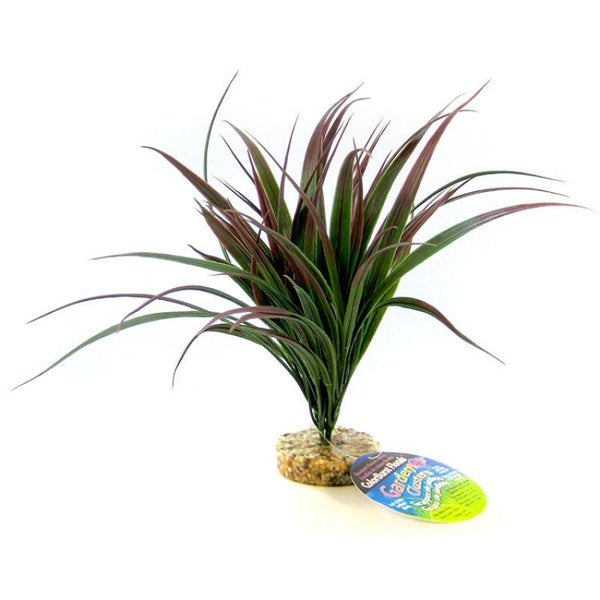 Blue Ribbon Amazonian Plant with Gravel Base Plum, 10" Tall-Fish-Blue Ribbon Pet Products-PetPhenom