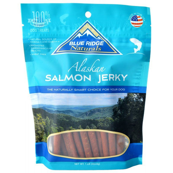 Blue Ridge Naturals Alaskan Salmon Jerky, 1 lb-Dog-Blue Ridge Naturals-PetPhenom