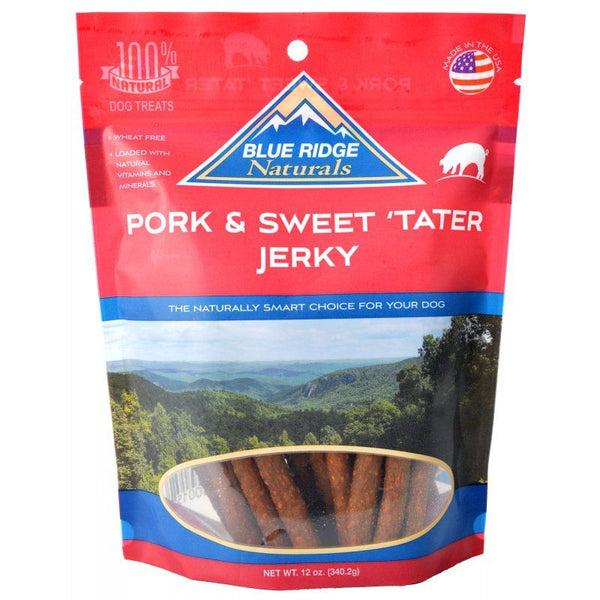 Blue Ridge Naturals Pork & Sweet Tater Jerky, 12 oz-Dog-Blue Ridge Naturals-PetPhenom