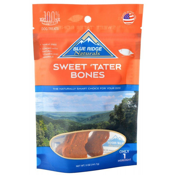 Blue Ridge Naturals Sweet Tater Bones, 5 oz-Dog-Blue Ridge Naturals-PetPhenom