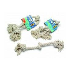 Booda 3-Knot Rope Tug White Large-Dog-Booda-PetPhenom