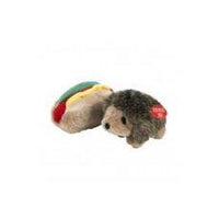 Booda Soft Bite Plush Hedgehog & Hotdog Small 2pk-Dog-Booda-PetPhenom