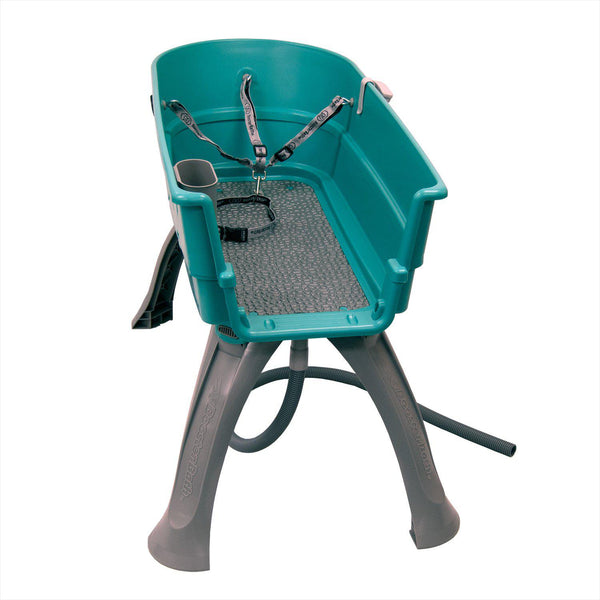 Booster Bath Elevated Dog Bath and Grooming Center Large Teal 45" x 21.25" x 15"-Dog-Booster Bath-PetPhenom
