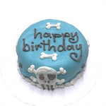 Bubba Rose Biscuit Co. Blue Skull Cake (Personalized) Perishable-Dog-Bubba Rose Biscuit Co.-PetPhenom