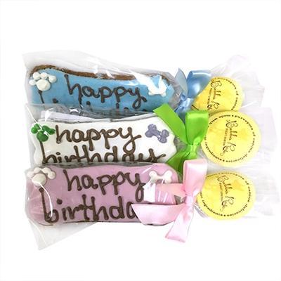 Bubba Rose Biscuit Co. Individually Wrapped Birthday Cookie Set - Refill (no crate) - Assorted (Mixed Styles)-Dog-Bubba Rose Biscuit Co.-PetPhenom