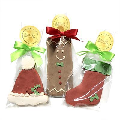 Bubba Rose Biscuit Co. Individually Wrapped Holiday Cookie Set - Refill (no crate) - Christmas Set-Dog-Bubba Rose Biscuit Co.-PetPhenom