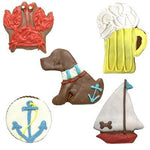 Bubba Rose Biscuit Co. Nautical Collection -Anchor (case of 12)-Dog-Bubba Rose Biscuit Co.-PetPhenom