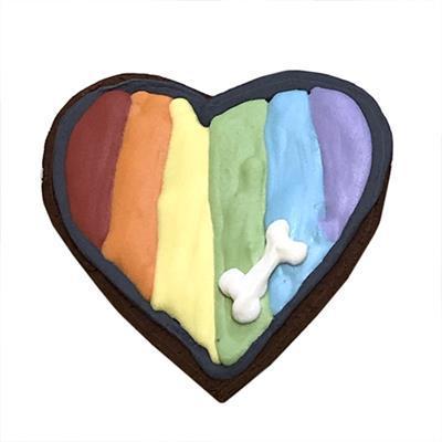 Bubba Rose Biscuit Co. Pride Hearts (case of 12) -Bulk-Dog-Bubba Rose Biscuit Co.-PetPhenom