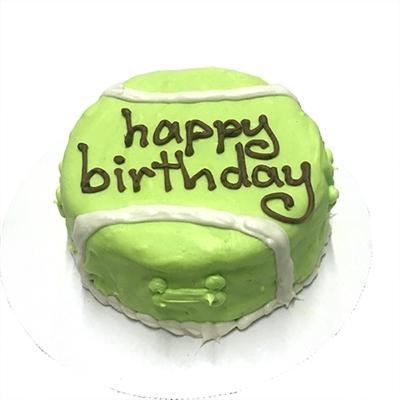 Bubba Rose Biscuit Co. Tennis Ball Cake (Personalized) - Perishable-Dog-Bubba Rose Biscuit Co.-PetPhenom