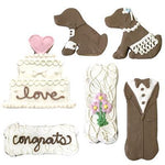 Bubba Rose Biscuit Co. Wedding Collection -Custom Wedding Bones (case of 12)-Dog-Bubba Rose Biscuit Co.-PetPhenom