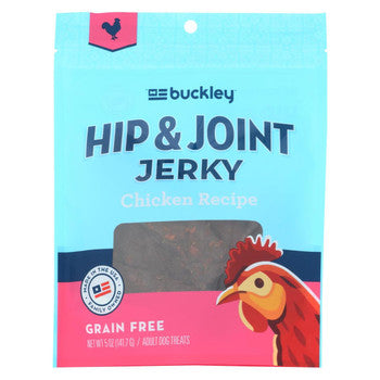 Buckley - Hip and Joint Jerky Treats - Chicken - Case of 6 - 5 oz.-Dog-Buckley-PetPhenom