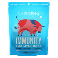 Buckley Jerky - Immunity - Beef Liver - 5 oz - case of 6-Dog-Buckley-PetPhenom