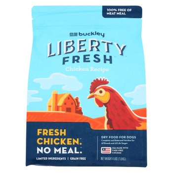 Buckley - Liberty Fresh Chicken - Case of 6 - 4 LB-Dog-Buckley-PetPhenom